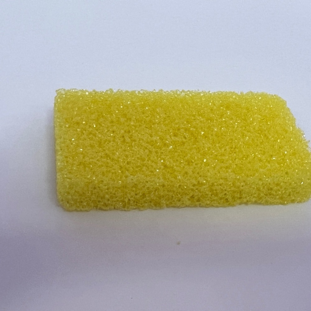 Yellow Bath Sponge for Home or Salon
